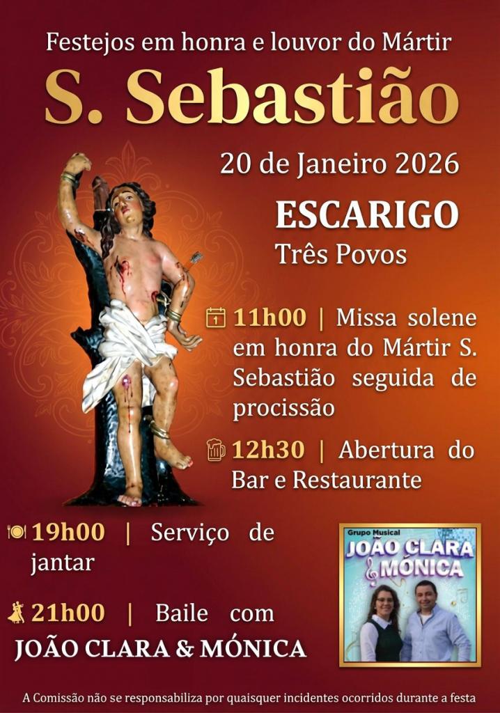Festa em Honra do M&aacute;rtir S&atilde;o Sebasti&atilde;o